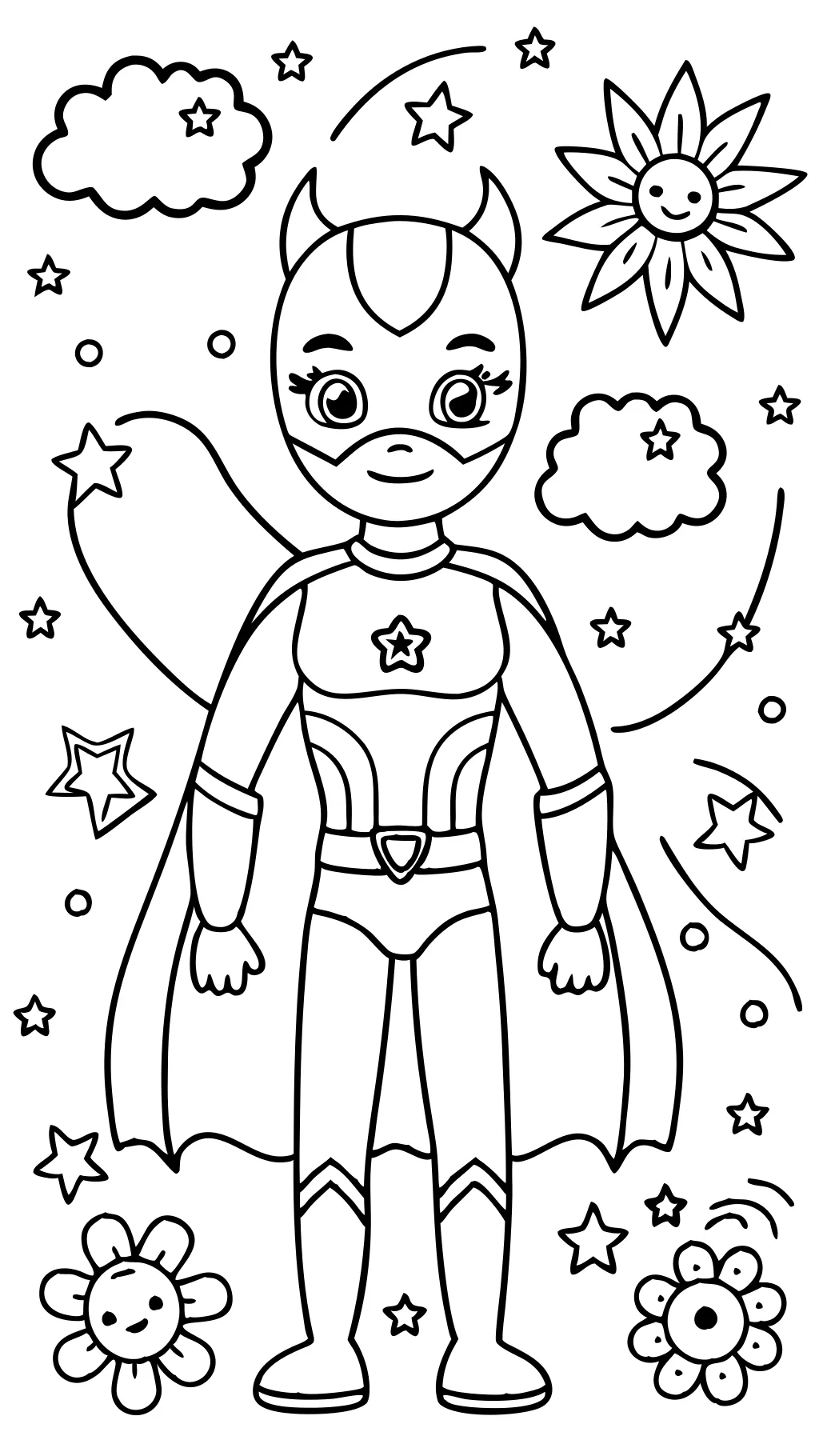 miraculous coloring page